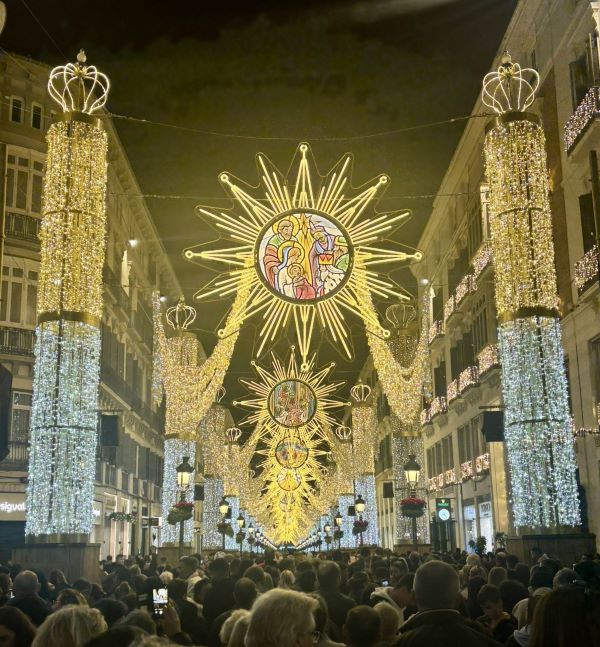 Christmas Lights in Malaga 2025