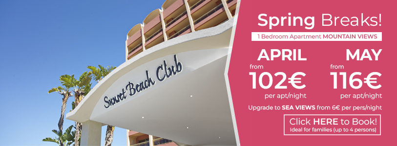 Spring Breaks April from 102€ | May from 116€