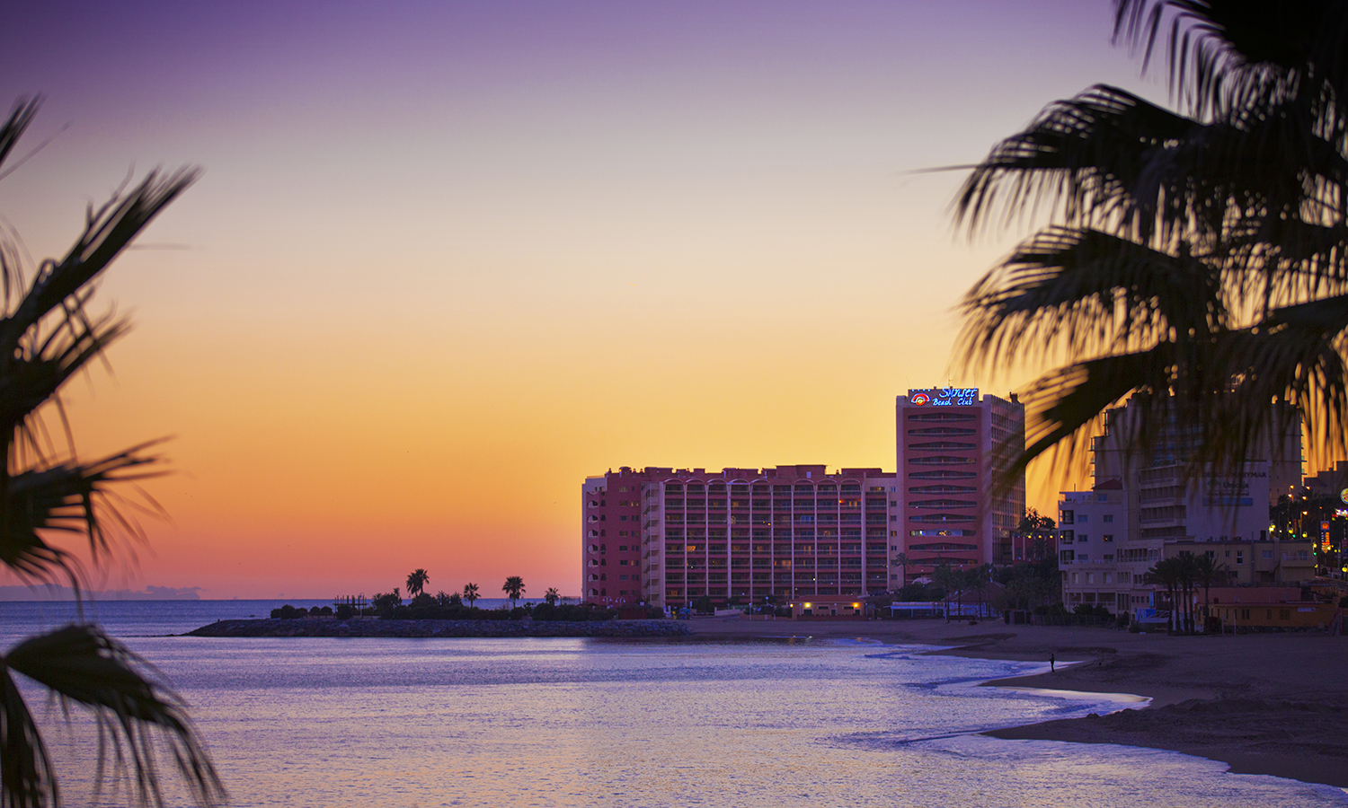 The hotel offers a superb seafront location